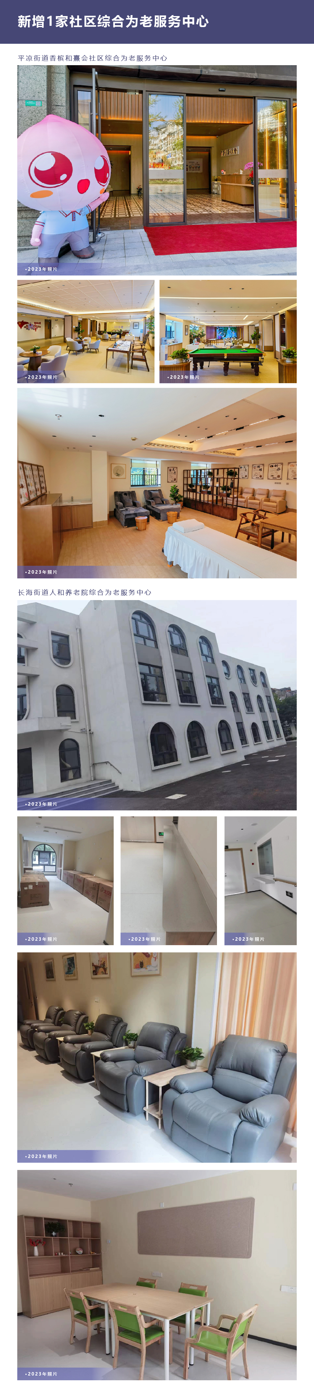 新增3家社区综合为老服务中心