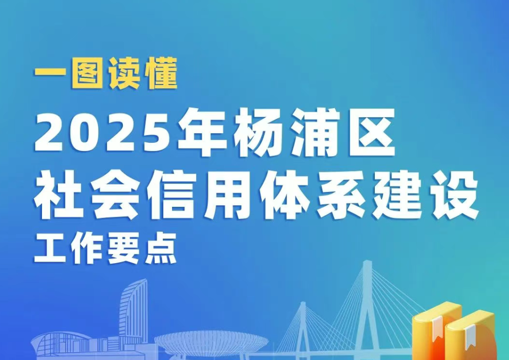 一图读懂｜2025年杨浦区社会信用体系建设工作要点